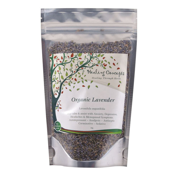 Lavender Organic Tea 50g Healing Concepts - Broome Natural Wellness