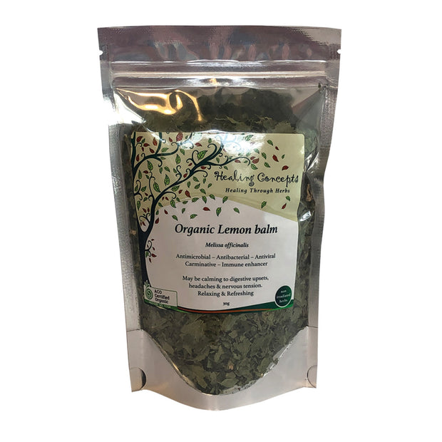 Organic Lemon Balm Tea 30g Healing Concepts - Broome Natural Wellness