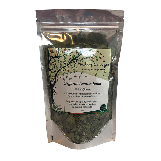 Organic Lemon Balm Tea 30g Healing Concepts - Broome Natural Wellness