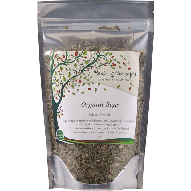 Organic Sage Tea 50g Healing Concepts - Broome Natural Wellness