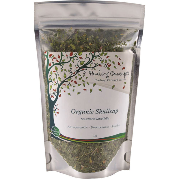 Organic Skullcap Tea 50g Healing Concepts - Broome Natural Wellness