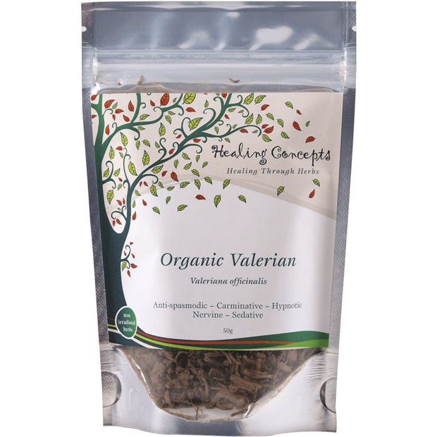 Organic Valerian Tea 50g Healing Concepts - Broome Natural Wellness