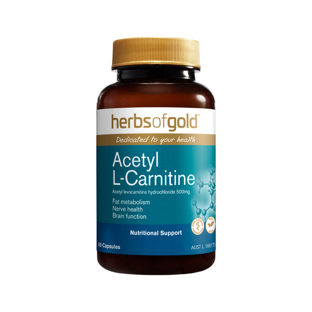 Acetyl L-Carnitine 60C Herbs of Gold