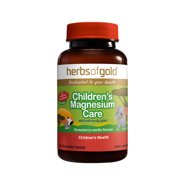 Children's Magnesium Care 60T Herbs of Gold - Broome Natural Wellness