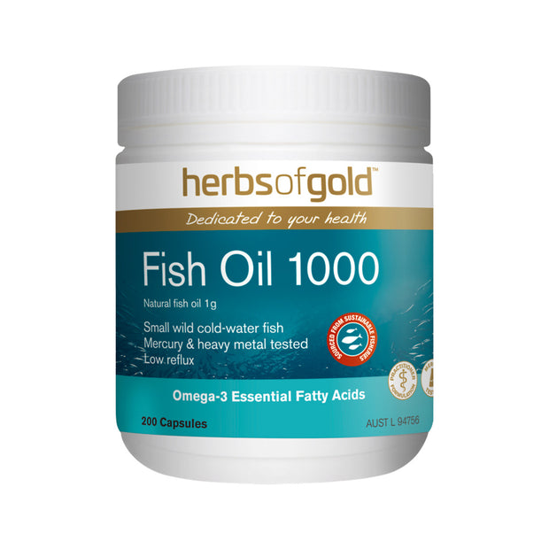 Fish Oil 1000 200C Herbs of Gold