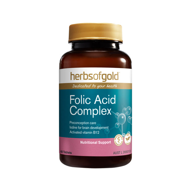 Folic Acid Complex 60T Herbs of Gold