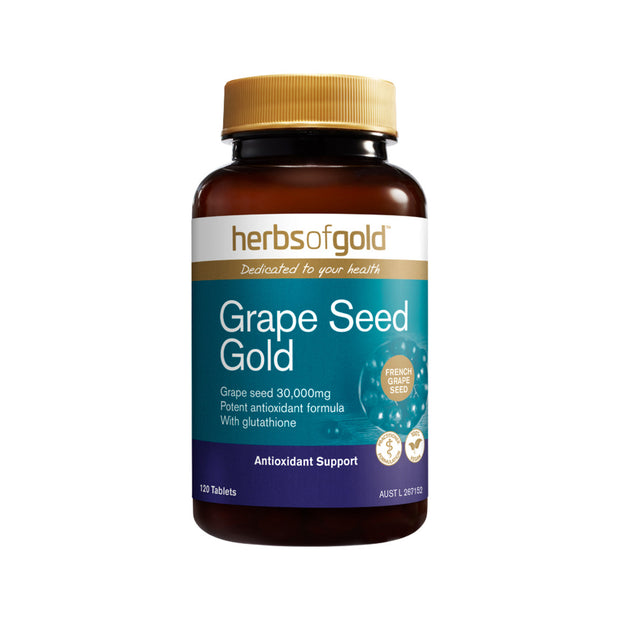 Grape Seed Gold 120T  Herbs of Gold - Broome Natural Wellness