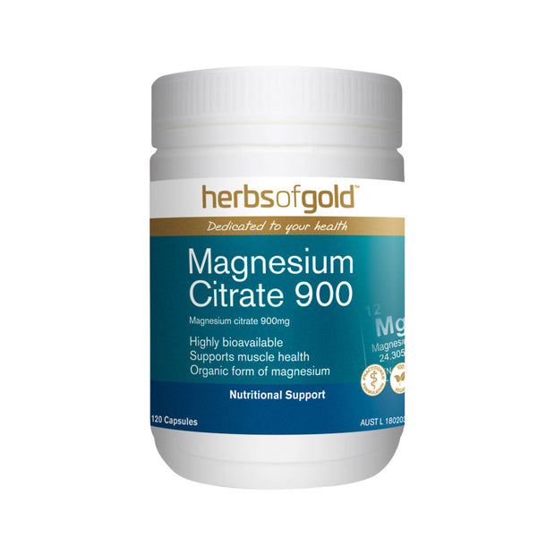 Magnesium Citrate 900 120VC Herbs of Gold