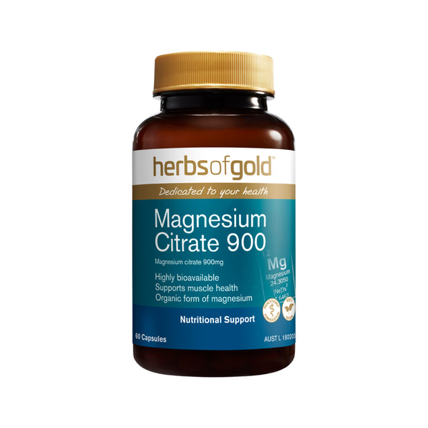 Magnesium Citrate 900 60VC Herbs of Gold