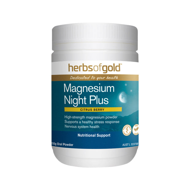 Magnesium Night Plus Citrus 150g Herbs of Gold
