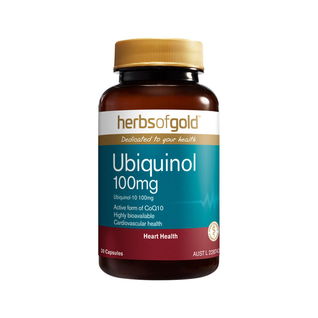 Ubiquinol 100mg 30C Herbs of Gold