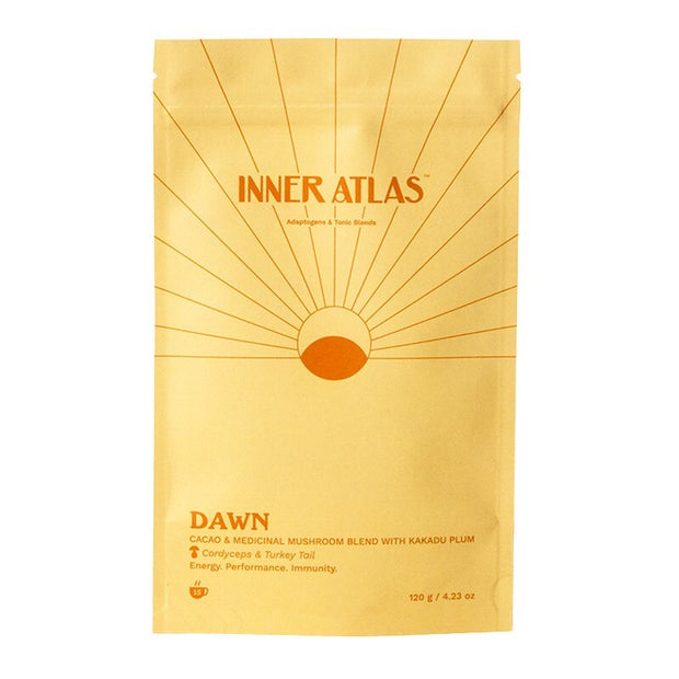 Dawn Adaptogenic Blend Cacao & Medicinal Mushrooms With Kakadu Plum 120g Inner Atlas