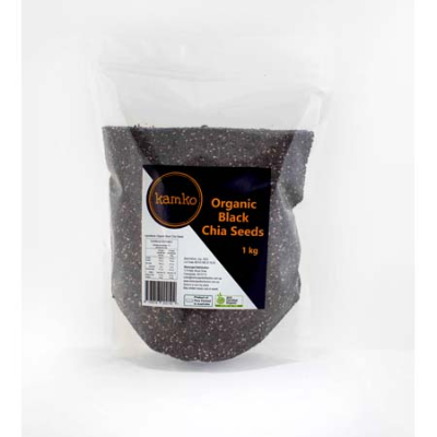 Chia Seed Organic Black 1kg Kamko