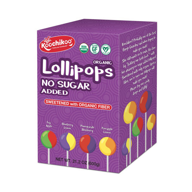Lollipop Organic No Sugar Added Koochikoo