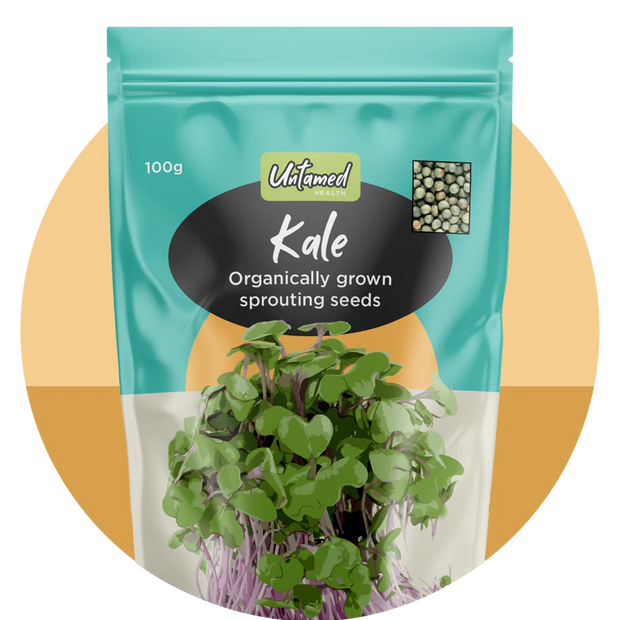 Sprouting Seeds Kale Organic 100g Untamed Health