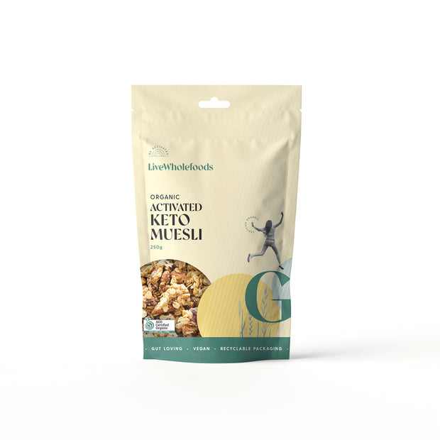 Keto Muesli Activated Organic 250g Live Wholefoods - Broome Natural Wellness