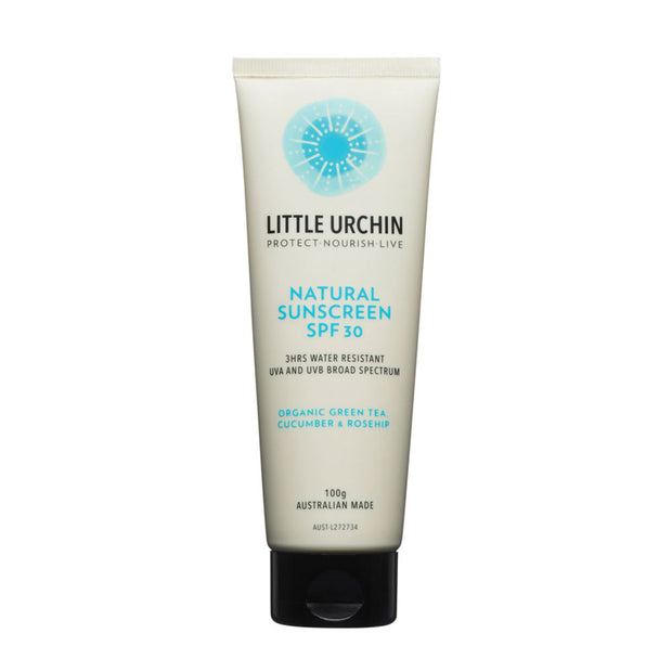 Natural Sunscreen Clear Zinc SPF30 100g Little Urchin