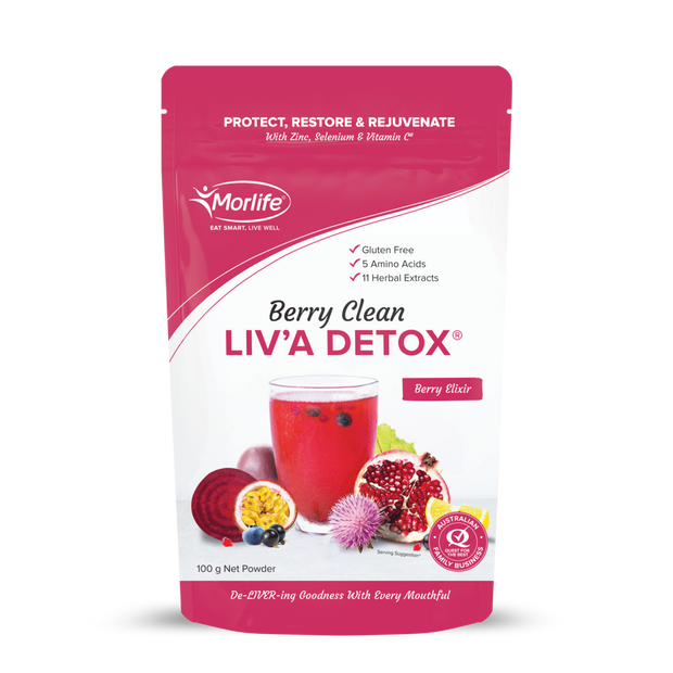 Berry Clean Liva Detox Kit 300g Morlife - Broome Natural Wellness