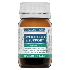 Liver Detox & Support 30C Ethical Nutrients - Broome Natural Wellness