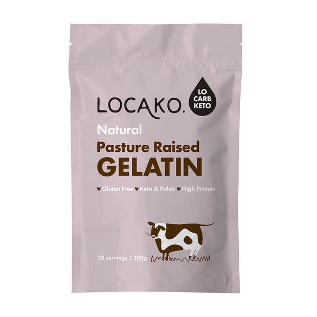 Gelatin Pasture Raised Natural 200g Locako - Broome Natural Wellness
