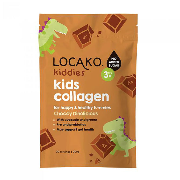Kiddies Kids Collagen Choccy Dinolicious 200g Locako