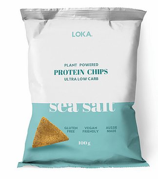 Protein Chips Low Carb Sea Salt 100g Loka