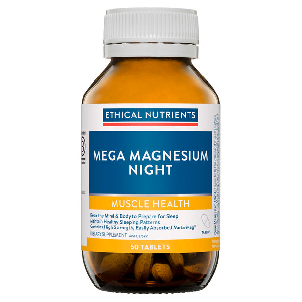 Mega Magnesium Night 50T Ethical Nutrients