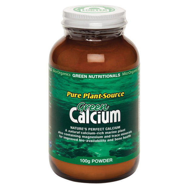 Green Calcium 100g Powder Microrganics - Broome Natural Wellness