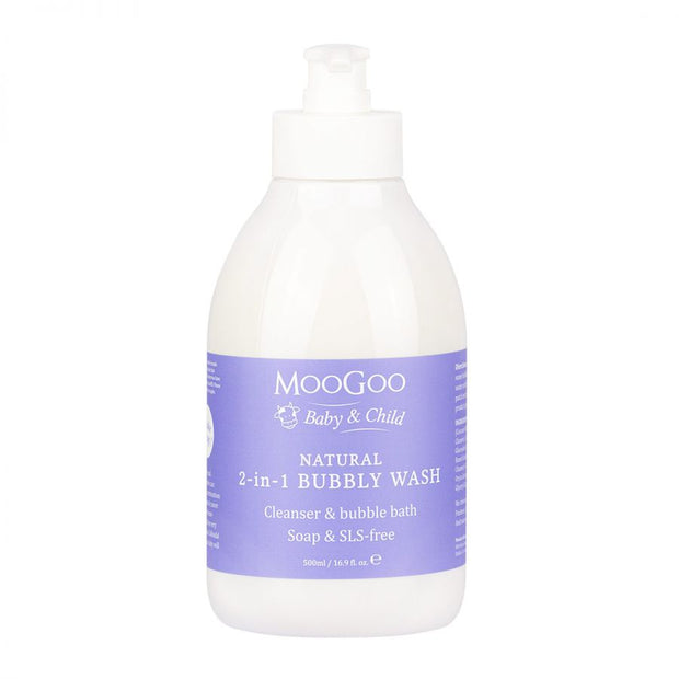 MooGoo Mini Moo Bubbly Wash 500ml - Broome Natural Wellness