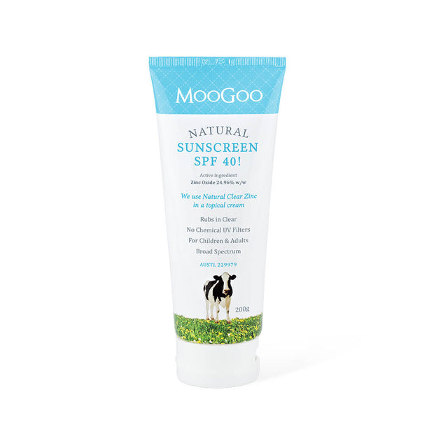 MooGoo Natural Sunscreen 200g SPF40 - Broome Natural Wellness