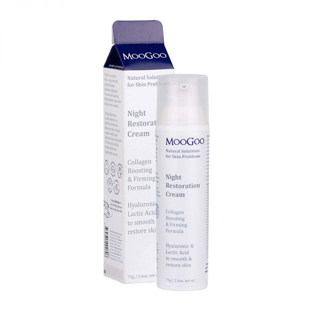 Moogoo Night Restoration Cream 75g - Broome Natural Wellness