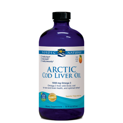 Arctic Cod Liver Oil Orange 473ml Nordic Naturals