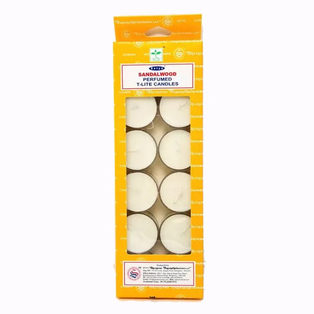 Nag Tealights Sandalwood Illumination Mandalas - Broome Natural Wellness