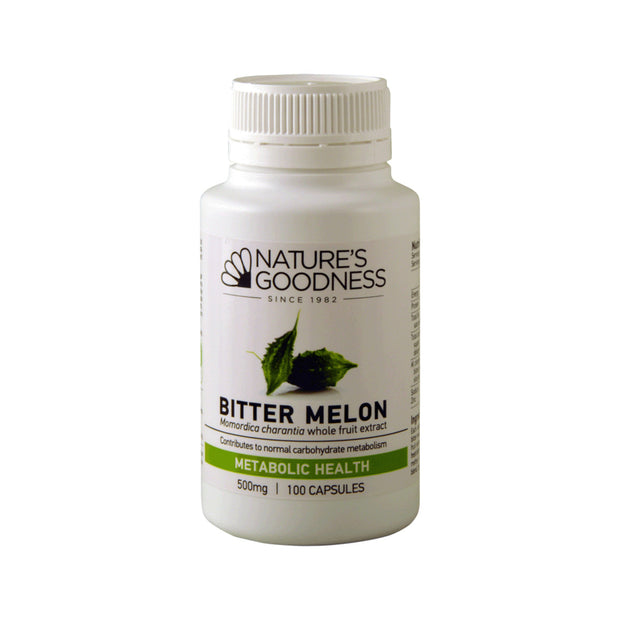 Bitter Melon 500mg 100C Natures Goodness - Broome Natural Wellness