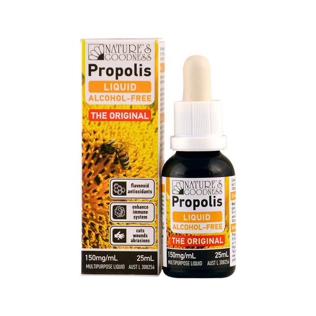 Propolis Alcohol Free 150mg/ml 25ml Natures Goodness