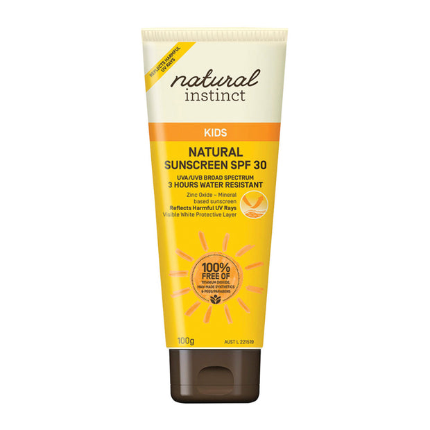 Natural Sunscreen Kids SPF30 100g Natural Instinct