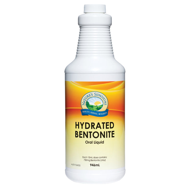 Hydrated Bentonite 946ml Natures Sunshine