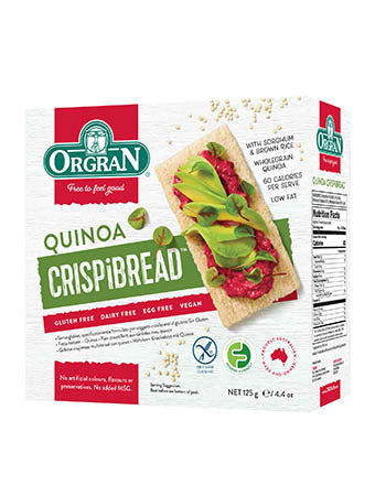 Crispibread Quinoa 125g Orgran