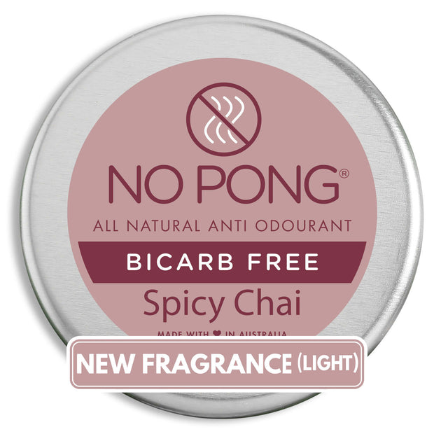 No Pong Bi Carb Free Anti Spicy Chai Odourant 35g - Broome Natural Wellness