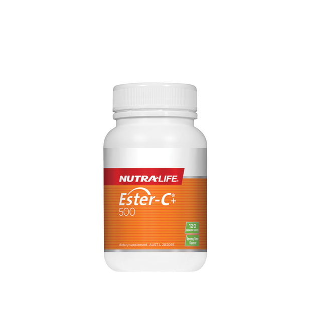 Ester C + 500mg Chewable 120T Nutralife - Broome Natural Wellness