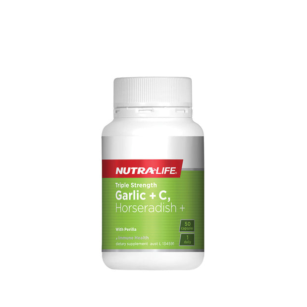 Garlic + C Horseradish & Histadine 50C Nutralife