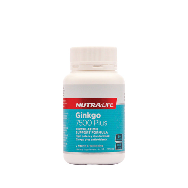 Ginkgo Plus 7500mg 60C Nutralife