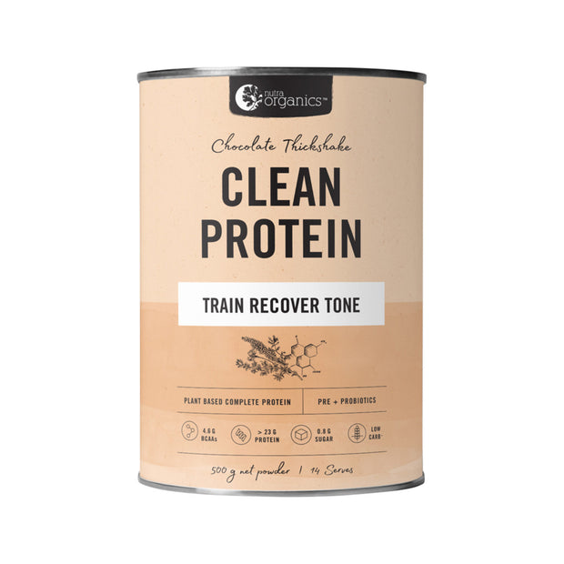 Clean Protein Chocolate Thickshake 500g Nutra Organics