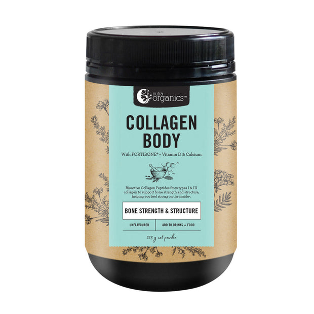 Collagen Body with Fortibone 225g Unflavoured Nutra Organics - Broome Natural Wellness