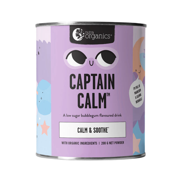 Captain Calm (Calm & Soothe) Bubblegum 200g Nutra Organics