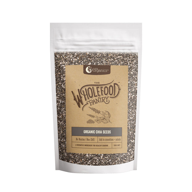 Chia Seeds Organic 200g The Wholefood Pantry Nutra Organics