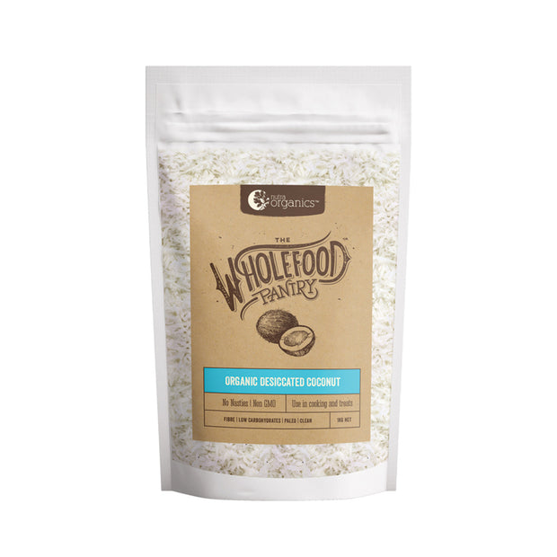 Coconut Desiccated Organic 1kg The Wholefood Pantry Nutra Organics