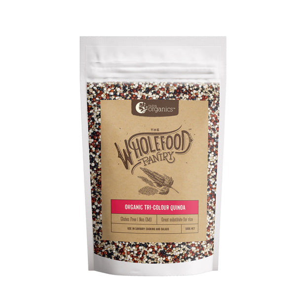Quinoa Tri-Colour Organic 500g Nutra Organics Wholefood Pantry - Broome Natural Wellness