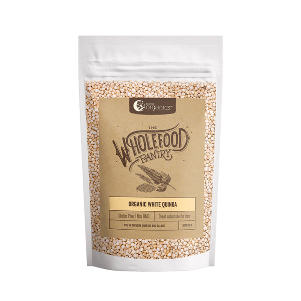 Quinoa White Organic 500g Wholefood Pantry Nutra Organics
