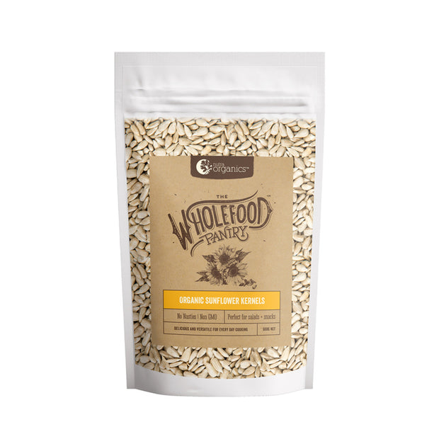 Sunflower Kernals Organic 500g The Wholefood Pantry Nutra Organics